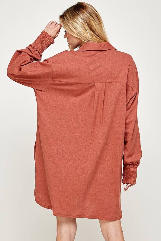 Outdoor Women's Cotton-Linen Blend Blouse 5134IMT
