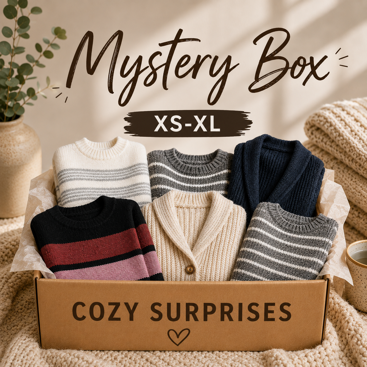 Premium Sweater Mystery Box (XS–XL)