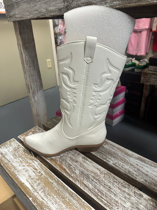 Soda ReRun White boots