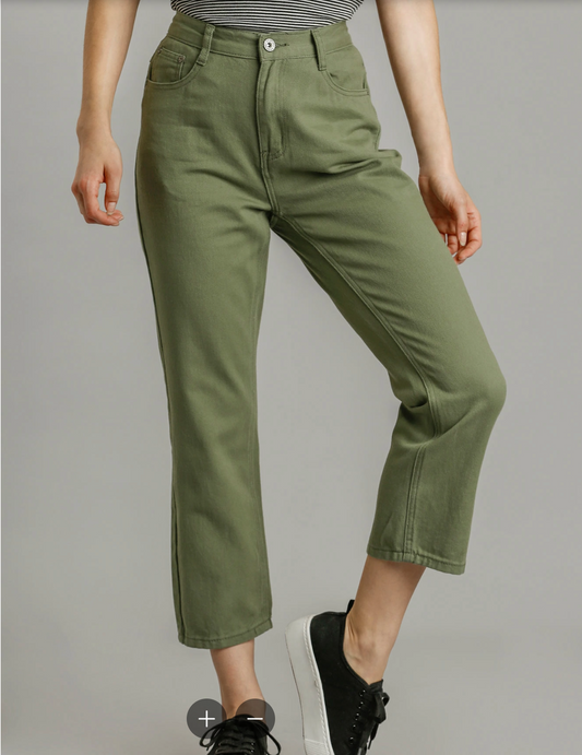 Green Denim Jeans