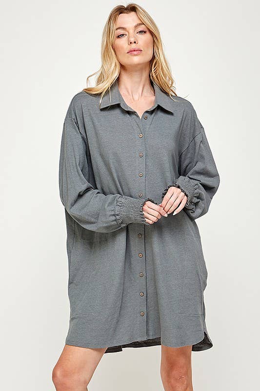 Outdoor Women's Cotton-Linen Blend Blouse 5134IMT